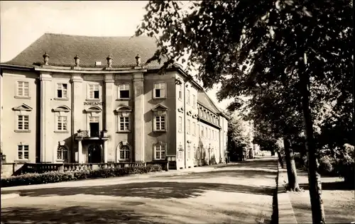 Ak Auerbach im Vogtland, Postamt