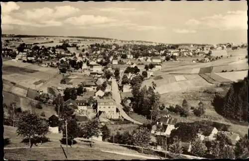 Ak Seiffen im Erzgebirge, Blick von der Friedenshöhe