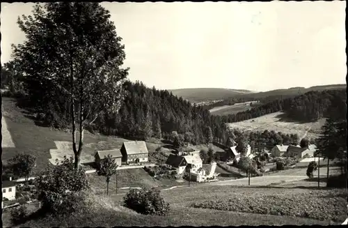 Ak Oberlochmühle Deutschneudorf Erzgebirge, Teilansicht