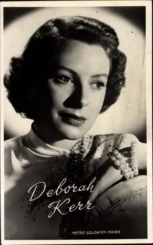 Ak Schauspielerin Deborah Kerr, Portrait