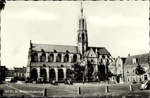 Ak Hulst Zeeland Niederlande, St. Willibrodusbasiliek