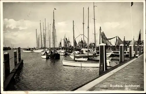 Ak Breskens Sluis Zeeland Niederlande, Jachthaven