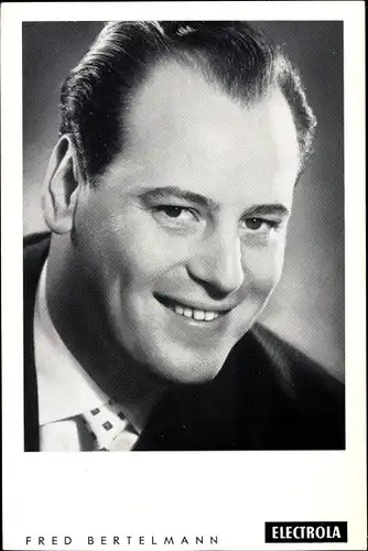 Ak Sänger Fred Bertelmann, Portrait, Electrola