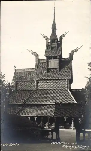 Ak Fantoft Årstad Bergen Norwegen, Fantoft Kirke, Stavkirke