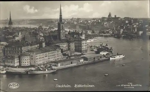 Ak Stockholm Schweden, Riddarholmen