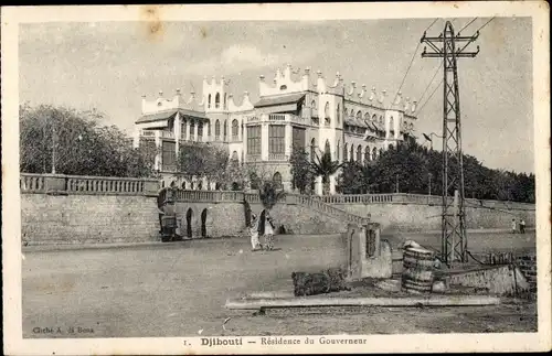 Ak Djibouti Dschibuti, Residence du Gouverneur