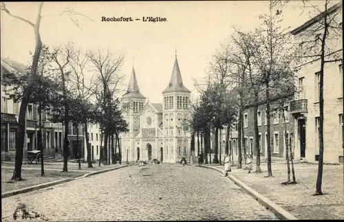 Ak Rochefort Wallonien Namur, l'Eglise