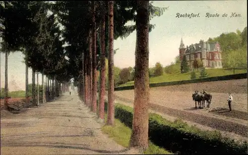 Ak Rochefort Wallonien Namur, Route de Han