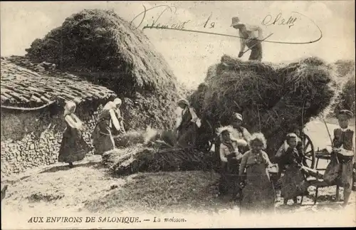 Ak Thessaloniki Griechenland, La moisson