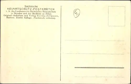 Ak Zittau in der Oberlausitz, Schmeidelgäßchen