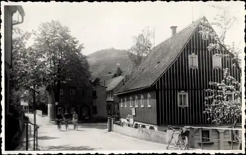 Foto Waltersdorf (Amtsh. Zittau) Großschönau in der Oberlausitz, Landstraße