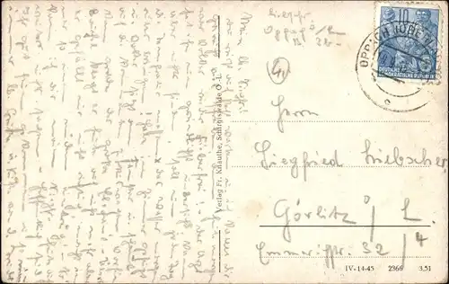 Ak Oppach in der Oberlausitz, Panorama