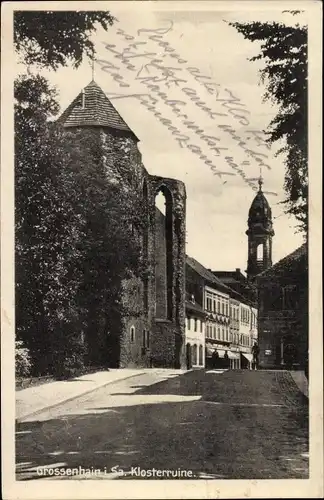 Ak Großenhain in Sachsen, Klosterruine