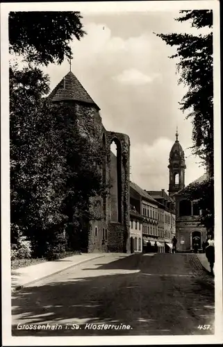 Ak Großenhain Sachsen, Klosterruine