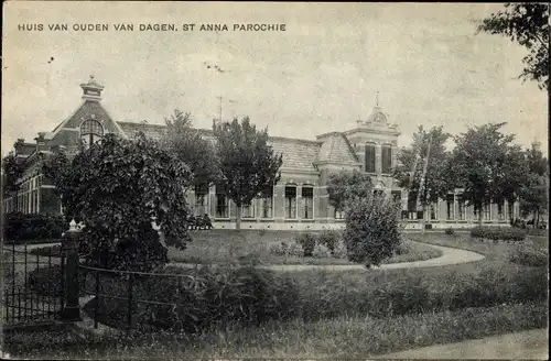 Ak St Anna Parochie Friesland Niederlande, Huis van Ouden van Dagen