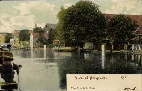 Ak Bodegraven Südholland, Rijn