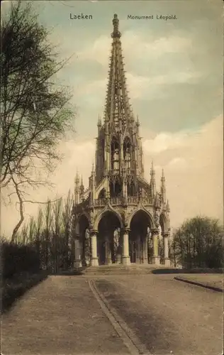 Ak Laeken Bruxelles Brüssel, Monument Leopold