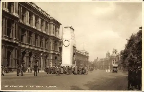 Ak City of Westminster London England, Whitehall, The Cenotaph