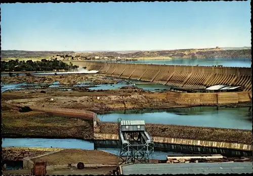 Ak Assouan Assuan Ägypten, Assuan-Damm