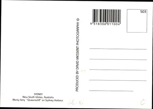 Ak Sydney Australien, Harbour, Brücke, Schiff