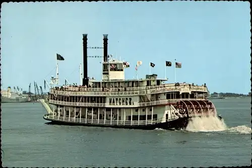 Ak New Orleans Louisiana USA, Sternwheeler Natchez