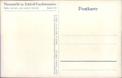 Ak Neumarkt in der Steiermark, Schloss Forchtenstein