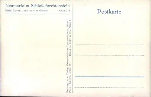 Ak Neumarkt in der Steiermark, Schloss Forchtenstein