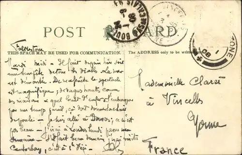 Ak Folkestone Kent South East England, The Leas and Promenade