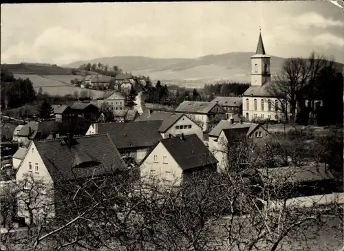 Ak Crostau Schirgiswalde Kirschau in der Oberlausitz, Blick über den Ort