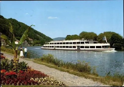 Ak Miltenberg am Main Unterfranken, Main-Personen-Schifffahrt