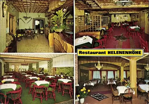 Ak Haltern am See, Innenansichten Restaurant Helenenhöhe