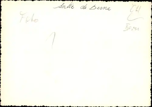 Foto Ak Berne Bern Stadt Schweiz, Bus, Hafen