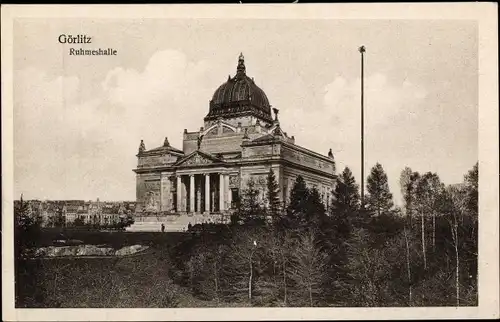 Ak Görlitz in der Lausitz, Ruhmeshalle