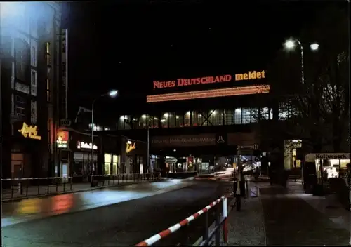 Ak Berlin Mitte, Friedrichstraße, Bahnhof