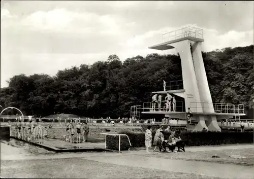 Ak Weißenfels an der Saale, Volksschwimmbad