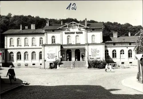 Foto Ak Greiz im Vogtland, Bahnhof