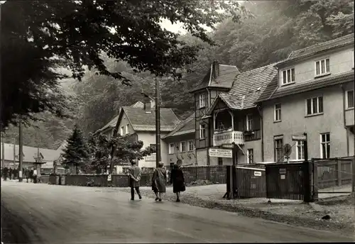 Ak Trusetal in Thüringen, Gasthof Wasserfall