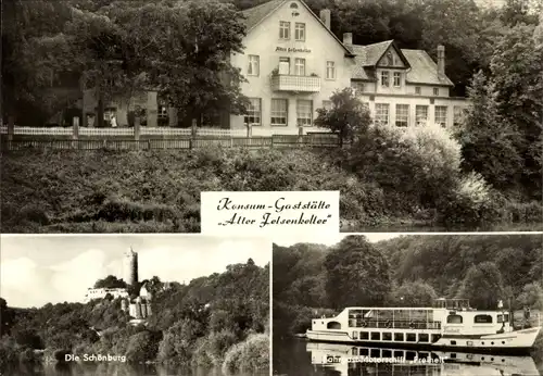 Ak Naumburg an der Saale, Konsum Gaststätte Alter Felsenkeller