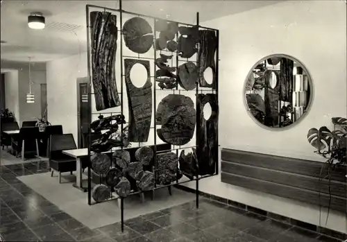 Ak Ostseebad Ahrenshoop Fischland, Empfangshalle vom Kurhaus Ahrenshoop