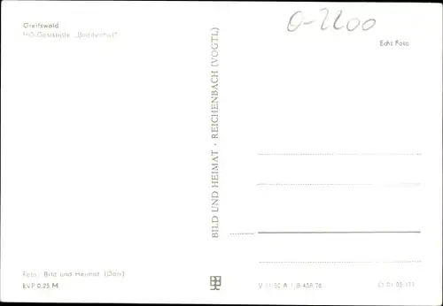 Ak Hansestadt Greifswald, HO-Gaststätte Boddenhus, Autos