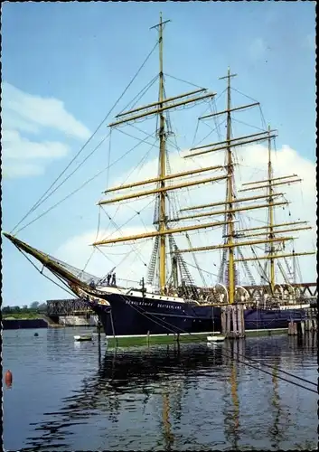 Ak Hansestadt Bremen, Segelschulschiff Deutschland, Dreimaster