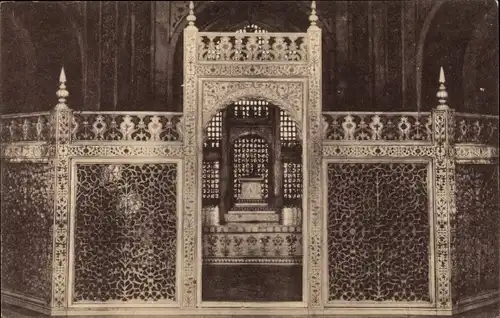 Ak Agra Indien, Taj Mahal, Interior