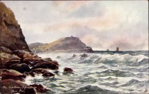 Künstler Ak Ilfracombe Devon England, The Capstone