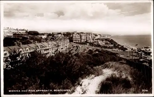 Ak Boscombe Bournemouth Dorset England, Marina and Pier Approach