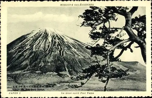 Ak Japan, Le mont sacre Fusi Yama