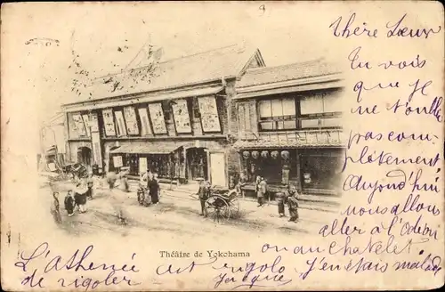 Ak Yokohama Präf Kanagawa Japan, Theatre