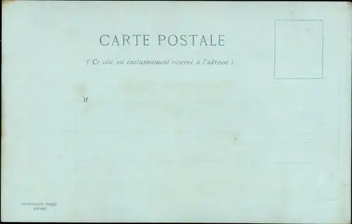 Ak Zar Nikolaus II. von Russland, Portrait Paris 1896