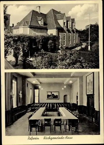 Ak Roßwein in Sachsen, Kirchgemeinde Haus