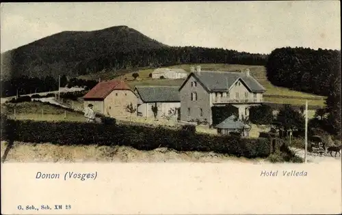 Ak Le Donon Hohe Donne Elsass Bas Rhin, Hotel Velleda