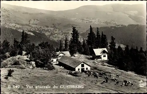 Ak Linthal Elsass Haut Rhin, Restaurant Gustiberg